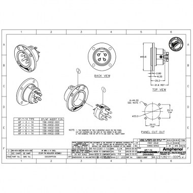 Amphenol AP-4-14 Разъемы